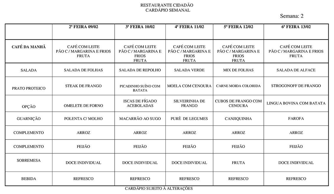 Caf&eacute; a R$1 e almo&ccedil;o a R$2: confira o card&aacute;pio do Mauro Alem&atilde;o
