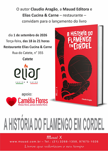 Claudio Arag&atilde;o lan&ccedil;a &ldquo;A Hist&oacute;ria do Flamengo em Cordel&rdquo;