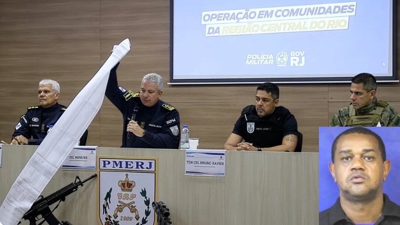 Pol&iacute;cia mostra ficha de Cl&aacute;udio Augusto dos Santos (o Jil&oacute; dos Prazeres, de 55 anos) com 135 passagens pela pol&iacute;cia/Foto: Reprodu&ccedil;&atilde;o