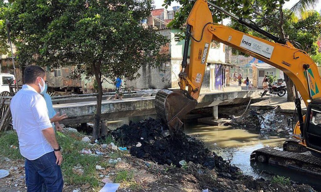 início das obras do Programa Cidade Integrada © Governo do estado do Rio de Janeiro.