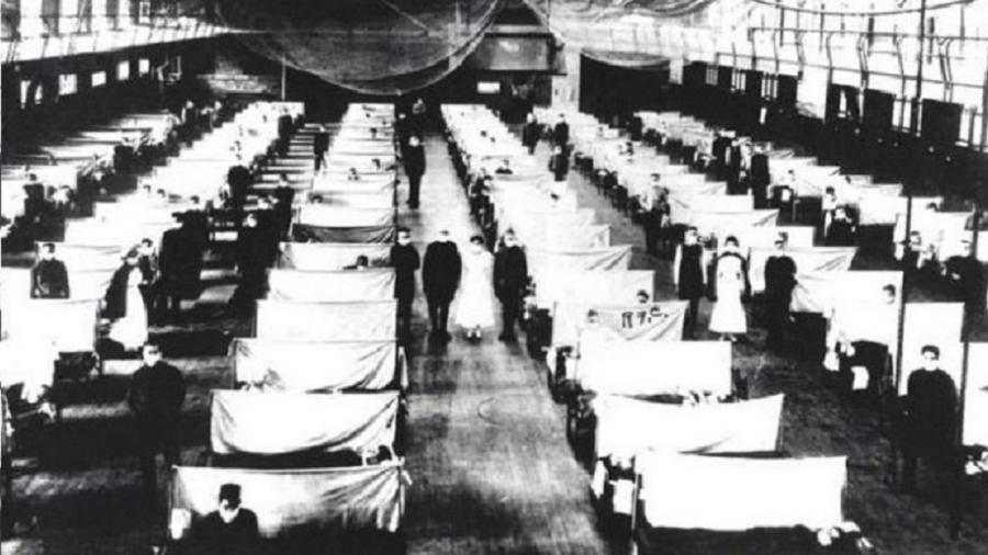 Pandemia iniciada em 1918 foi causada pelo vírus do tipo influenza A Imagem: Getty Images