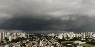 tempestade perigosa no Sudeste do Brasil